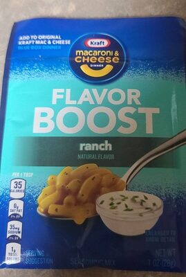 Ranch Flavor Boost Seasoning Mix Macaroni & Cheese Dinner, Ranch