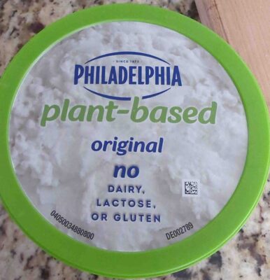 Philadelphia Plant-Based Dairy Free Original Cream Cheese Spread, 8 oz Tub