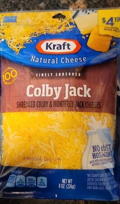 Colby Jack Shredded Colby & Monterey Jack Finely Shredded Cheeses, Colby Jack