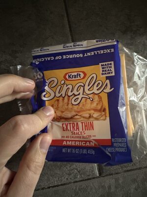Singles American Extra Thin Cheese Slices