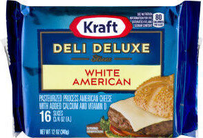 White American Deli Deluxe Pasteurized Process Cheese, White American