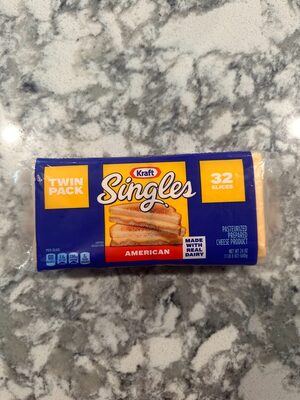 American Pasteurized Prepared Cheese Product Singles, American