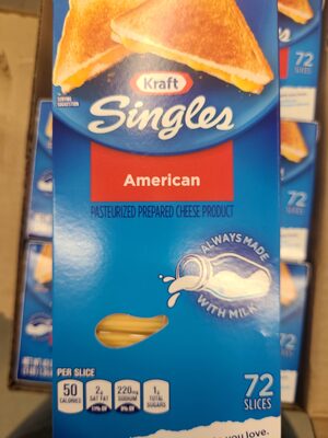 American Pasteurized Prepared Cheese Product Singles, American