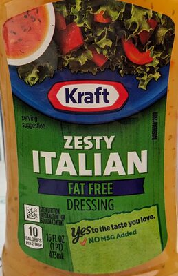 Zesty Italian Fat Free Dressing