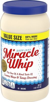 Miracle Whip Creamy Mayo & Tangy Dressing, Miracle Whip