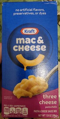 Three Cheese Pasta Shells Pasta & Cheese Sauce Mix, Three Cheese