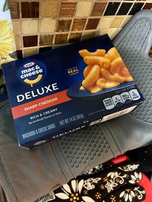 Sharp Cheddar Deluxe Macaroni & Cheese Dinner, Sharp Cheddar