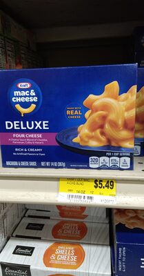 Deluxe Four Cheese Macaroni & Cheese Dinner, Four Cheese