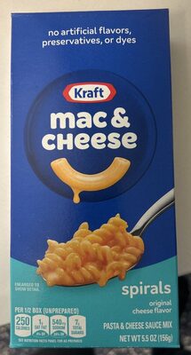 Original Cheese Spirals Pasta Mac & Cheese Sauce Mix, Original Cheese