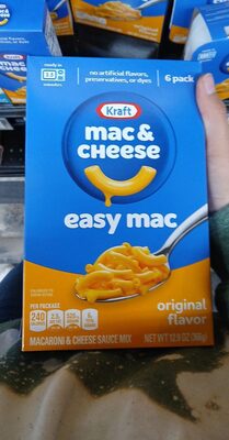 Easy Mac Original Flavor Macaroni & Cheese Dinner
