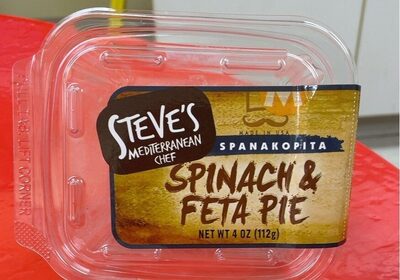 Spinach & Feta Pie, Spinach & Feta