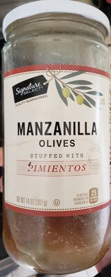 Manzanilla Olives Stuffed With Pimientos, Pimientos