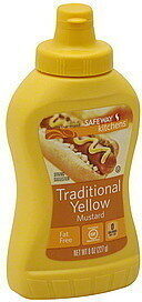 Yellow Fat Free Traditional Mustard, Yellow