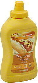 Yellow Fat Free Traditional Mustard, Yellow