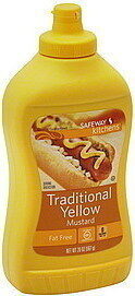 Yellow Fat Free Traditional Mustard, Yellow