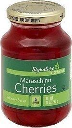 Maraschino Cherries In Heavy Syrup, Maraschino In Heavy Syrup