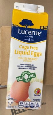 Cage Free Liquid Egg Product