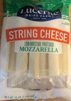 Mozzarella Low-Moisture Part-Skim String Cheese, Mozzarella