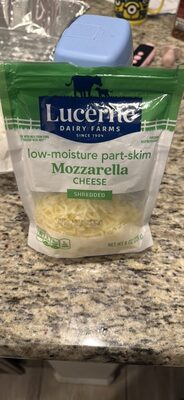 Mozzarella Low-Moisture Part-Skim Shredded Cheese, Mozzarella