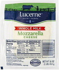 Mozzarella Low-Moisture Cheese, Mozzarella