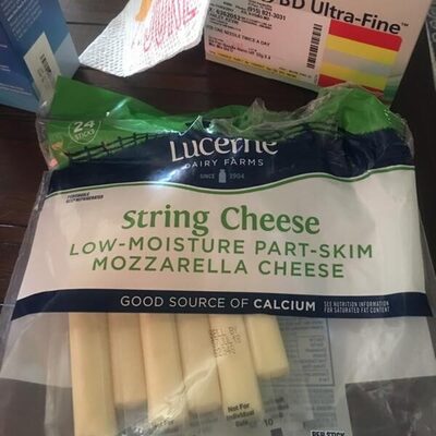 Mozzarella Low-Moisture Part-Skim String Cheese, Mozzarella