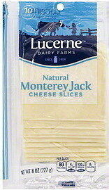 Monterey Jack Cheese Slices, Monterey Jack