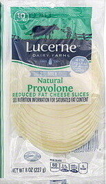 Provolone Reduced Fat Cheese Slices, Provolone