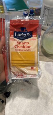 Sharp Cheddar Cheese Slices, Sharp Cheddar