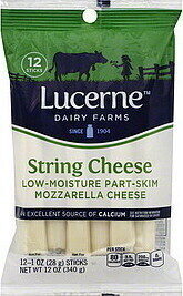Mozzarella Low-Moisture Part-Skim String Cheese, Mozzarella