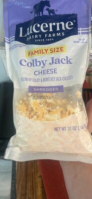 Colby Jack A Blend Of Colby & Monterey Jack Shredded Cheeses, Colby Jack