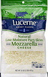 Mozzarella Low-Moisture Part-Skim Shredded Cheese, Mozzarella