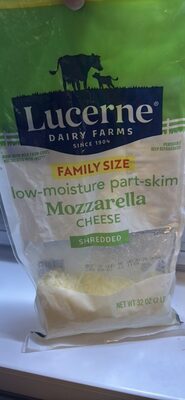 Mozzarella Low-Moisture Part-Skim Shredded Cheese, Mozzarella