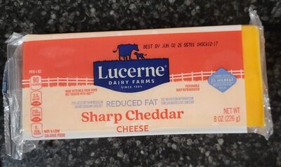 Sharp Cheddar Reduced Fat Cheese, Sharp Cheddar