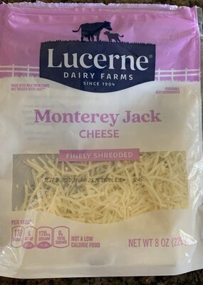 Monterey Jack Finely Shredded Cheese, Monterey Jack