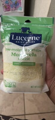 Mozzarella Low-Moisture Part-Skim Finely Shredded Cheese, Mozzarella