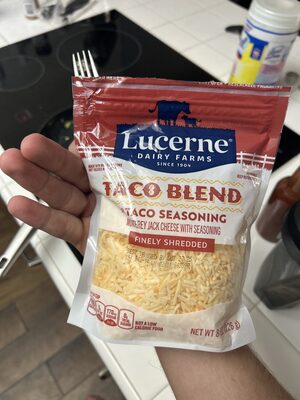 Taco Blend Monterey Jack Cheese With Seasoning With Taco Seasoning, Taco Blend
