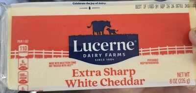 Extra Sharp White Cheddar Cheese, Extra Sharp White Cheddar