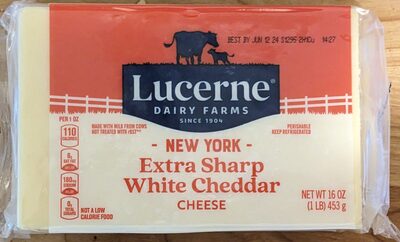 New York Extra Sharp White Cheddar Cheese, New York Extra Sharp White Cheddar