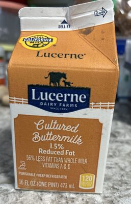 1.5% Cultured Reduced Fat Buttermilk