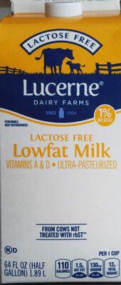 Lactose Free 1% Lowfat Milk