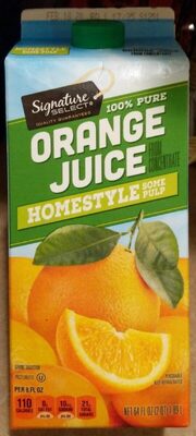 Homestyle Some Pulp Pure Orange Juice, Homestyle Some Pulp