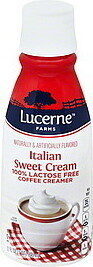 Italian Style Sweet Cream Flavored Coffee Creamer, Italian Style Sweet Cream