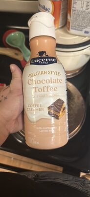 Belgian Style Chocolate Toffee Coffee Creamer, Belgian Style Chocolate Toffee