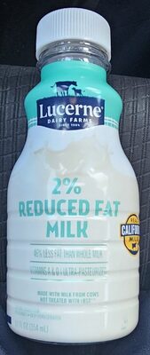2% Reduced Fat Milk