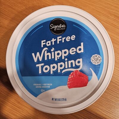 Fat Free Whipped Topping, Fat Free