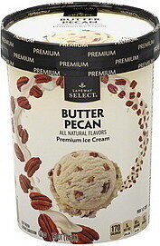 Butter Pecan Flavored Ice Cream With Roasted Pecan Pieces, Butter Pecan