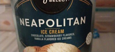 Neapolitan Chocolate, Strawberry Flavored, Vanilla Flavored Ice Creams, Neapolitan