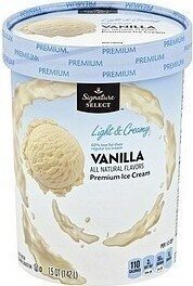 Vanilla Simply Churned Reduced Fat Ice Cream, Vanilla