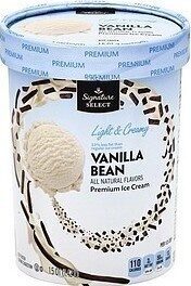 Vanilla Bean Flavored Simply Churned Reduced Fat Ice Cream, Vanilla Bean