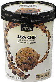 Java Chip Coffee Ice Cream With Dark Chocolaty Chips, Java Chip